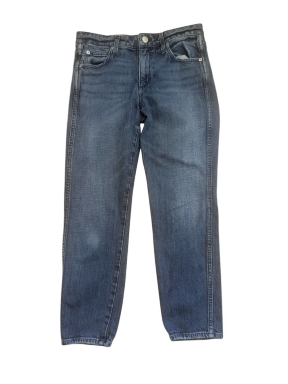 AMO Jeans Stix Crop Denim Size 30 Forever Blue
